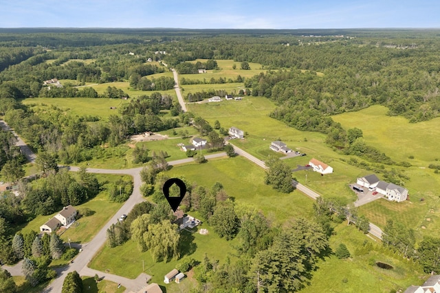 2 Far View Cir, Saco, ME 04072 - aerial view of property and surrounding area with a heavily wooded area