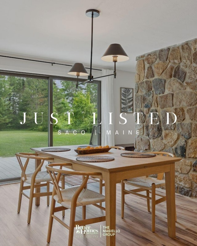 2 Far View Cir, Saco, ME 04072 - dining area with light wood-style floors