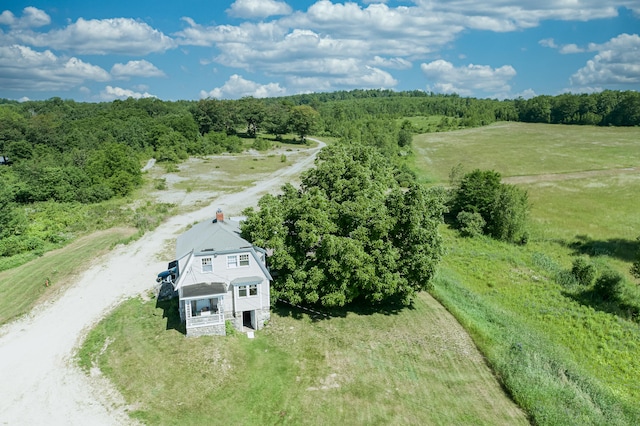 125 Pigeon Hill Rd, Mechanic Falls, ME 04256 - overview of rural landscape with a forest