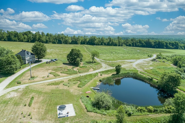 125 Pigeon Hill Rd, Mechanic Falls, ME 04256 - overview of rural landscape with a large body of water
