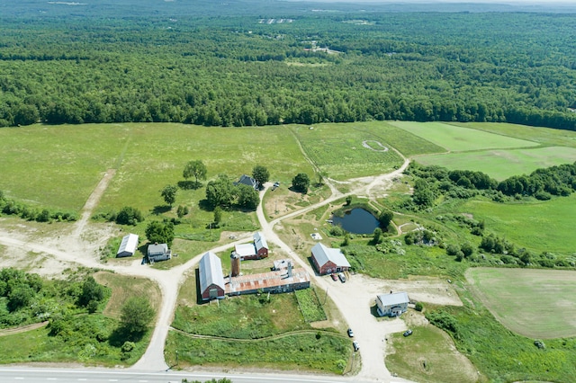 125 Pigeon Hill Rd, Mechanic Falls, ME 04256 - aerial view of property and surrounding area featuring rural landscape