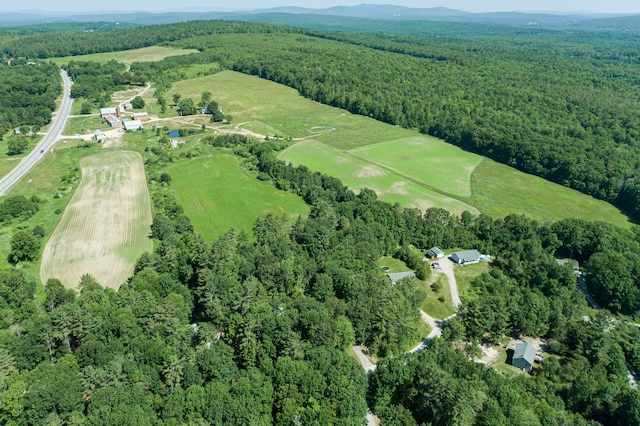 125 Pigeon Hill Rd, Mechanic Falls, ME 04256 - aerial view of property's location with a heavily wooded area