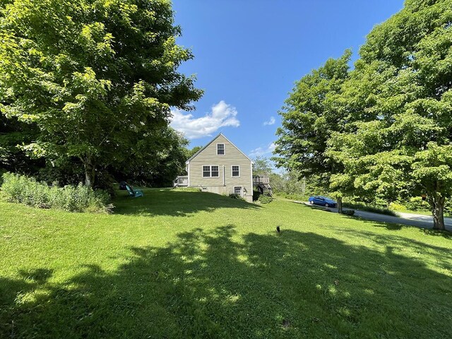232 Hatch Rd, Prospect, ME 04981 - view of grassy yard