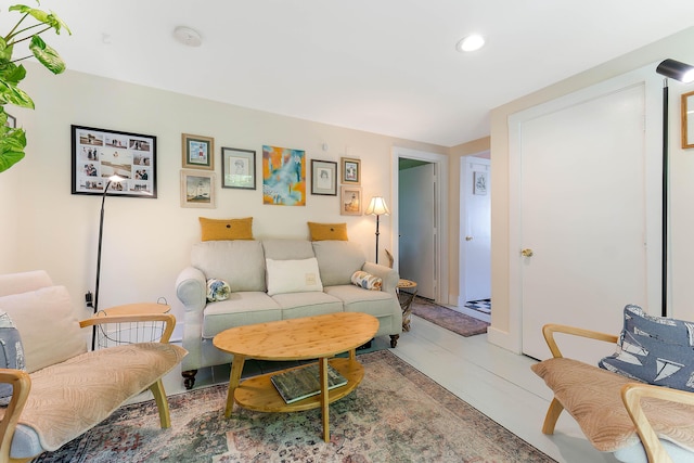 390 Front St, Bath, ME 04530 - living area with recessed lighting
