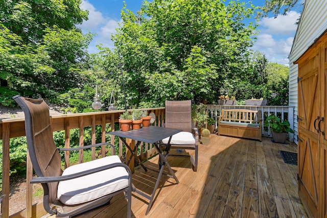 390 Front St, Bath, ME 04530 - view of wooden deck
