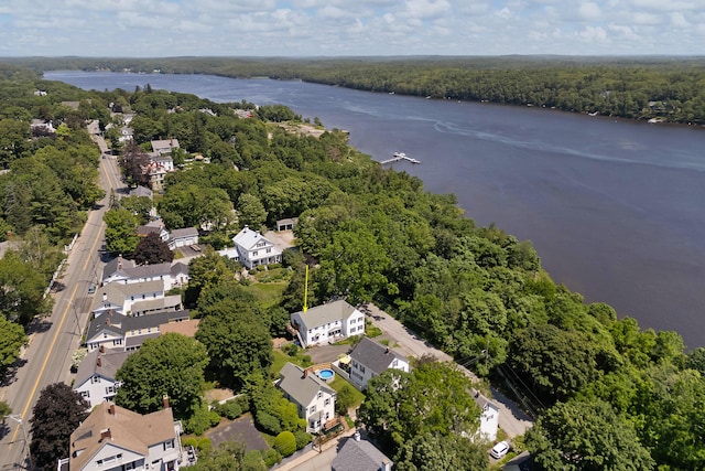 390 Front St, Bath, ME 04530 - aerial overview of property's location featuring a nearby body of water and nearby suburban area