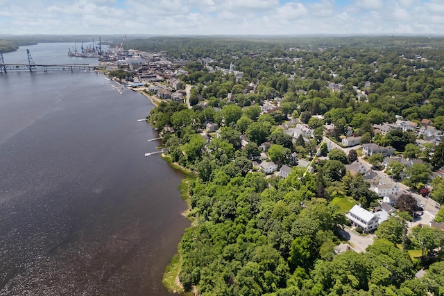 390 Front St, Bath, ME 04530 - aerial view of a nearby body of water and a notable bridge