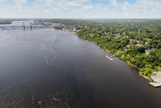 390 Front St, Bath, ME 04530 - bird's eye view of a nearby body of water