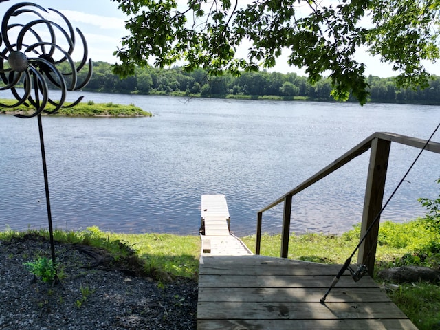 1093 N Chester Rd, Chester, ME 04457 - dock with a water view