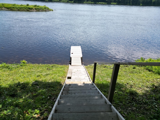 1093 N Chester Rd, Chester, ME 04457 - dock area with a water view