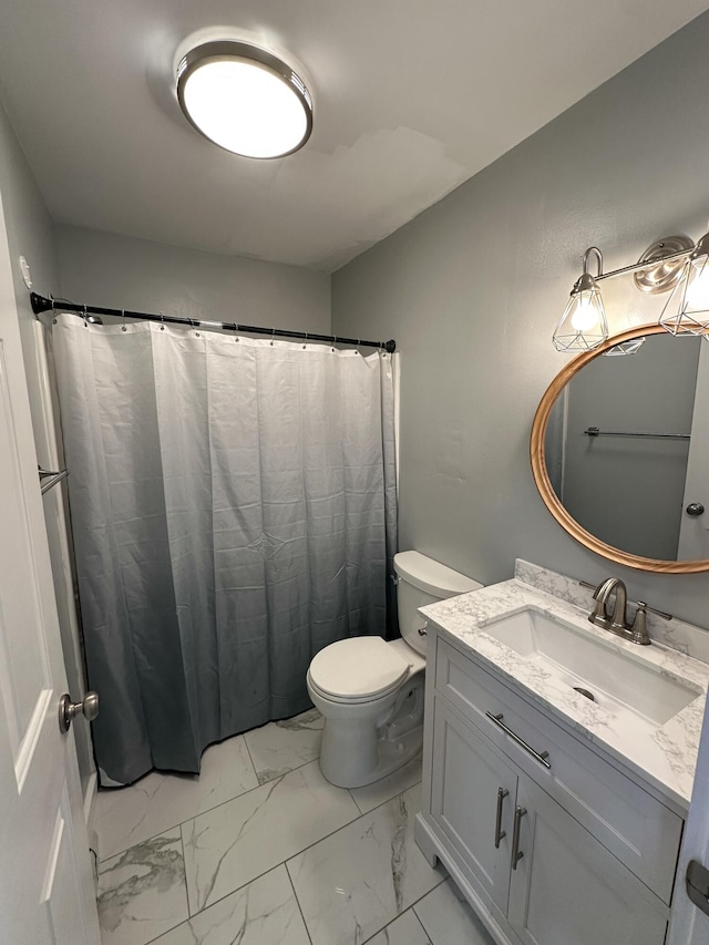 64 Litchfield Rd, Bowdoin, ME 04287 - full bath featuring marble look tile flooring and vanity