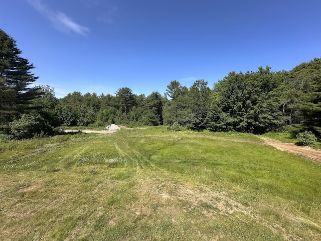 64 Litchfield Rd, Bowdoin, ME 04287 - view of yard featuring a view of trees and a rural view