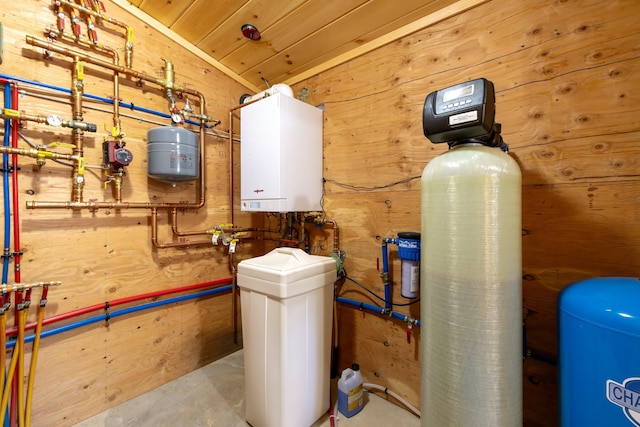 51 Short Point Way, Orland, ME 04472 - utility room with water heater