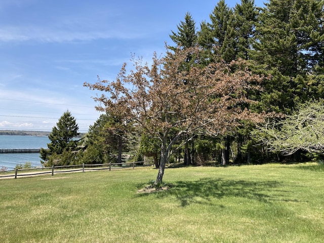 1 Francis Rd, Steuben, ME 04680 - view of yard featuring a water view