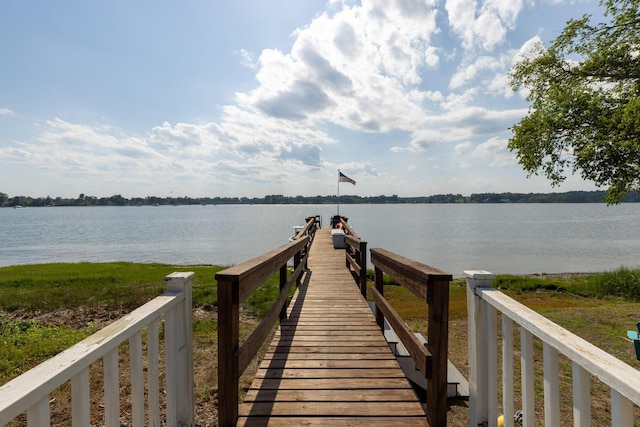 352 River Rd, Eliot, ME 03903 - dock area featuring a water view