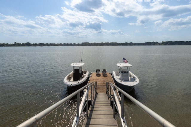 352 River Rd, Eliot, ME 03903 - dock area featuring a water view