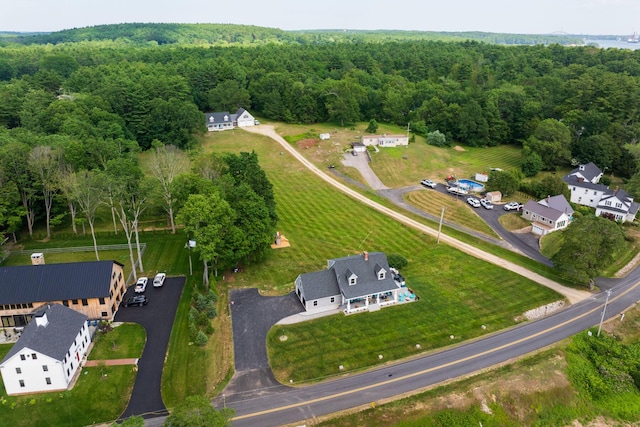 352 River Rd, Eliot, ME 03903 - aerial overview of property's location featuring a forest