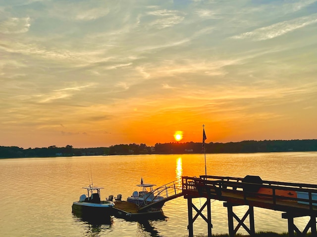 352 River Rd, Eliot, ME 03903 - dock featuring a water view