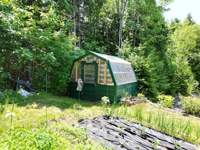 25 Loop Rd, Chester, ME 04457 - view of greenhouse