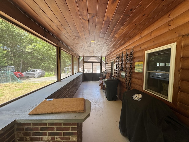 25 Loop Rd, Chester, ME 04457 - view of sunroom