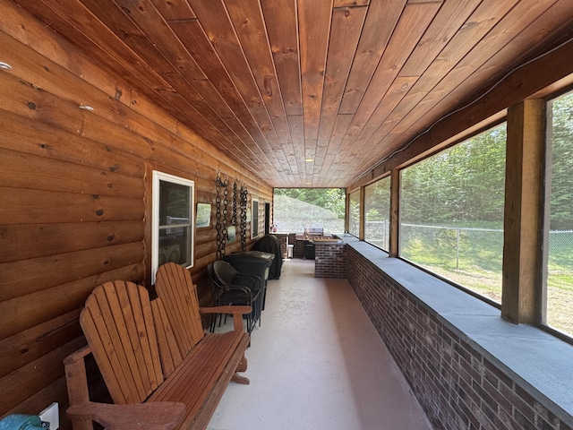 25 Loop Rd, Chester, ME 04457 - view of sunroom