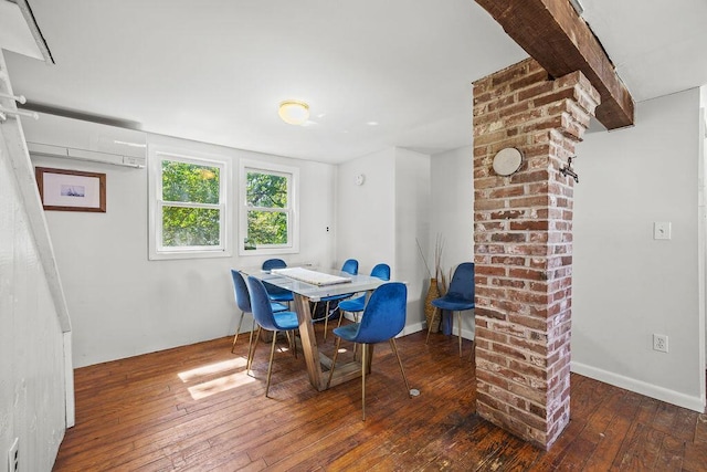 3 Surf Ave, Biddeford, ME 04005 - dining area featuring hardwood / wood-style floors and baseboards