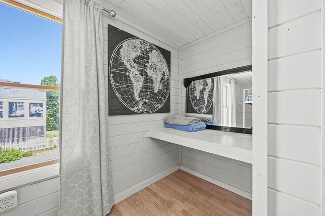 3 Surf Ave, Biddeford, ME 04005 - detailed view of wood finished floors and wooden walls