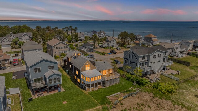 9 Riverside Ave, Saco, ME 04072 - aerial view of residential area featuring a nearby body of water