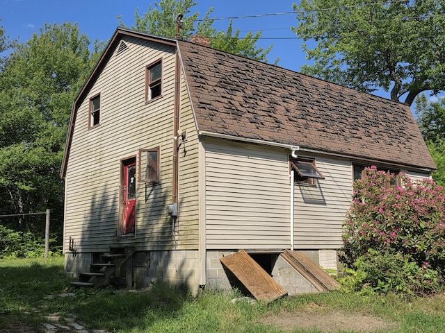 67 Back Searsport Rd, Searsport, ME 04974 - view of property exterior with a gambrel roof