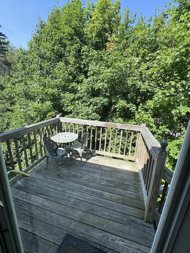 25 Minott St Unit 9, South Portland, ME 04106 - view of wooden deck