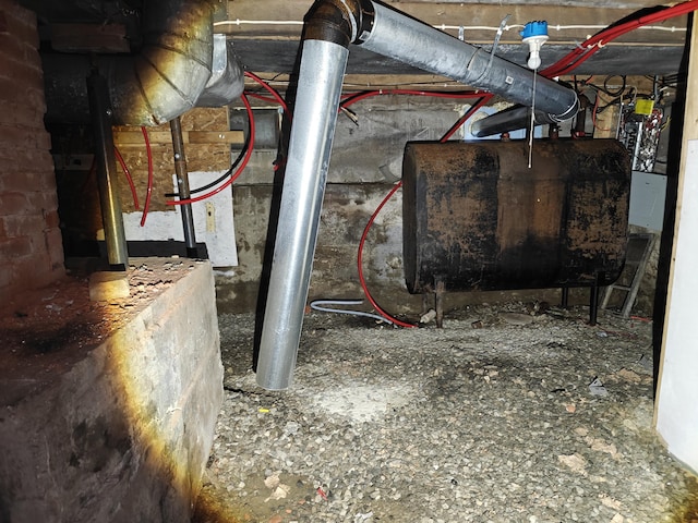 1052 Douty Hill Rd, Sangerville, ME 04479 - utility room featuring heating fuel
