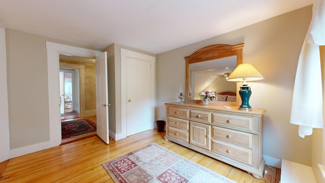 486 Webbs Mills Rd, Raymond, ME 04071 - bedroom with light wood finished floors