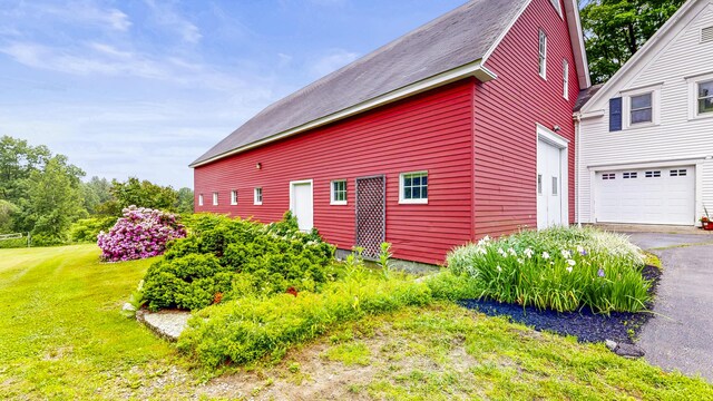 486 Webbs Mills Rd, Raymond, ME 04071 - view of home's exterior with a lawn