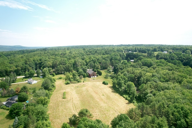 486 Webbs Mills Rd, Raymond, ME 04071 - overview of rural landscape with a heavily wooded area