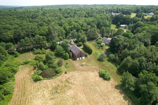 486 Webbs Mills Rd, Raymond, ME 04071 - aerial view of property's location featuring a heavily wooded area and rural landscape
