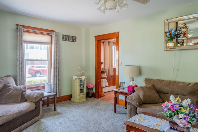 11 Gertrude Ave, Biddeford, ME 04005 - living room featuring carpet
