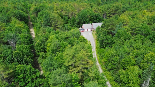 27 Hodgdon Rd, Levant, ME 04456 - aerial overview of property's location with a forest