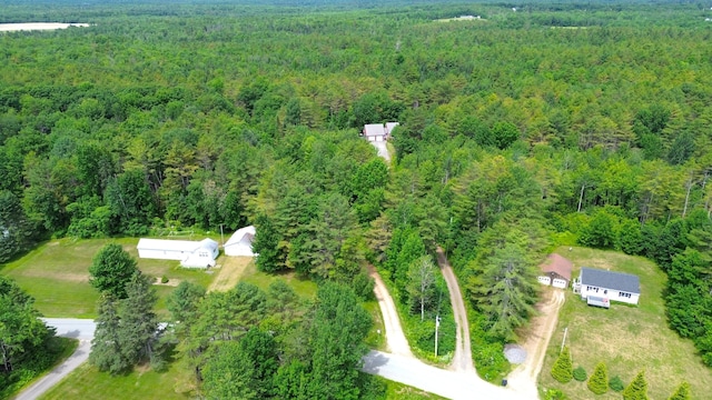 27 Hodgdon Rd, Levant, ME 04456 - view of property location with a heavily wooded area