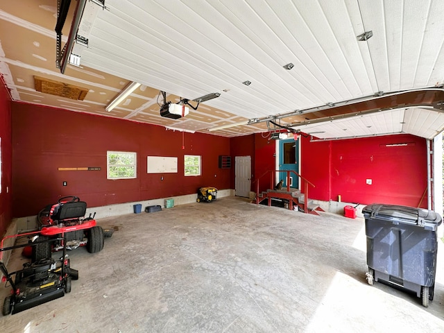 27 Hodgdon Rd, Levant, ME 04456 - garage featuring a garage door opener