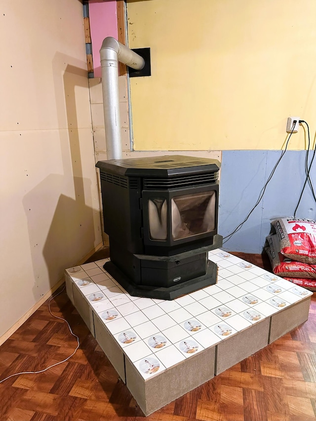 27 Hodgdon Rd, Levant, ME 04456 - detailed view of a wood stove