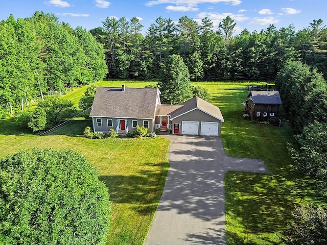 34 Cari Way, Sidney, ME 04330 - view from above of property