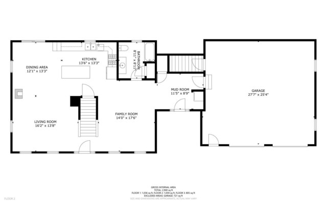 34 Cari Way, Sidney, ME 04330 - view of property floor plan