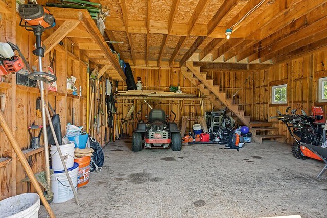 34 Cari Way, Sidney, ME 04330 - view of garage