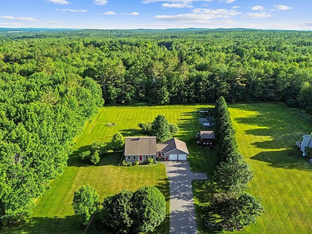 34 Cari Way, Sidney, ME 04330 - view of subject property with a heavily wooded area