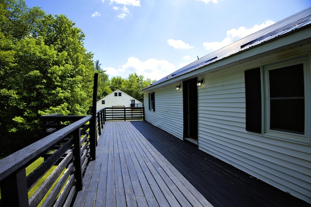 199 Middle Rd, Bradford, ME 04410 - view of wooden deck