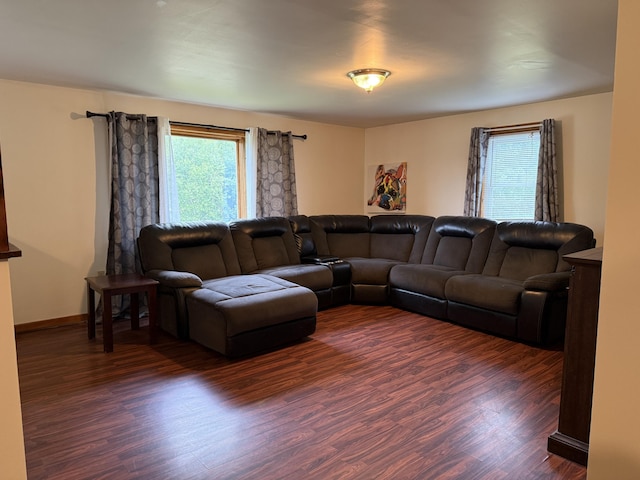 199 Middle Rd, Bradford, ME 04410 - living room featuring wood finished floors and baseboards