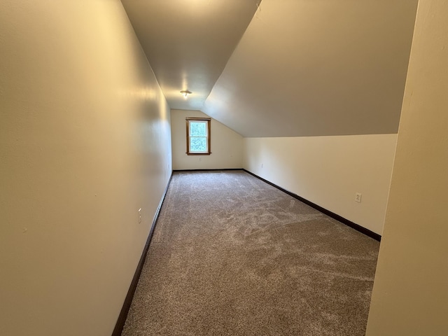199 Middle Rd, Bradford, ME 04410 - bonus room featuring vaulted ceiling and carpet