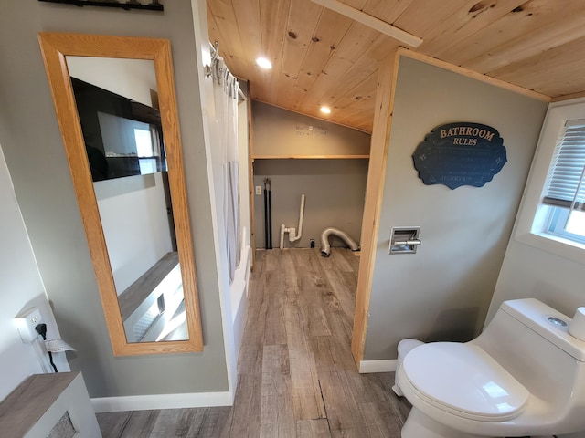 67 Stevens St, Lewiston, ME 04240 - bathroom featuring wood ceiling and wood finished floors