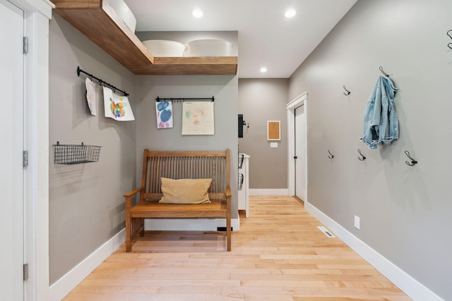 65 Wildbrook Ln, Eliot, ME 03903 - corridor featuring light wood-style floors and recessed lighting