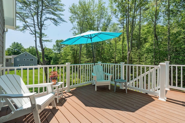 65 Wildbrook Ln, Eliot, ME 03903 - view of wooden terrace